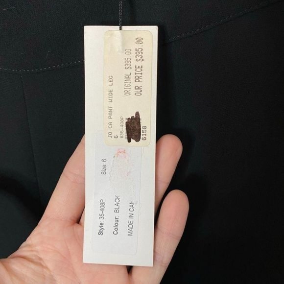 NEW Joeffer Caoc Black High Rise Wide Leg Dress Pants - Picture 5 of 6